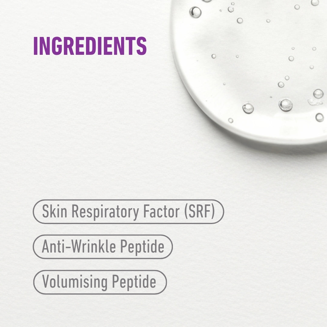 freezeframe BOOST SERUM with Skin Respiratory Factor, Anti-wrinkle Peptide and Volumising Peptide