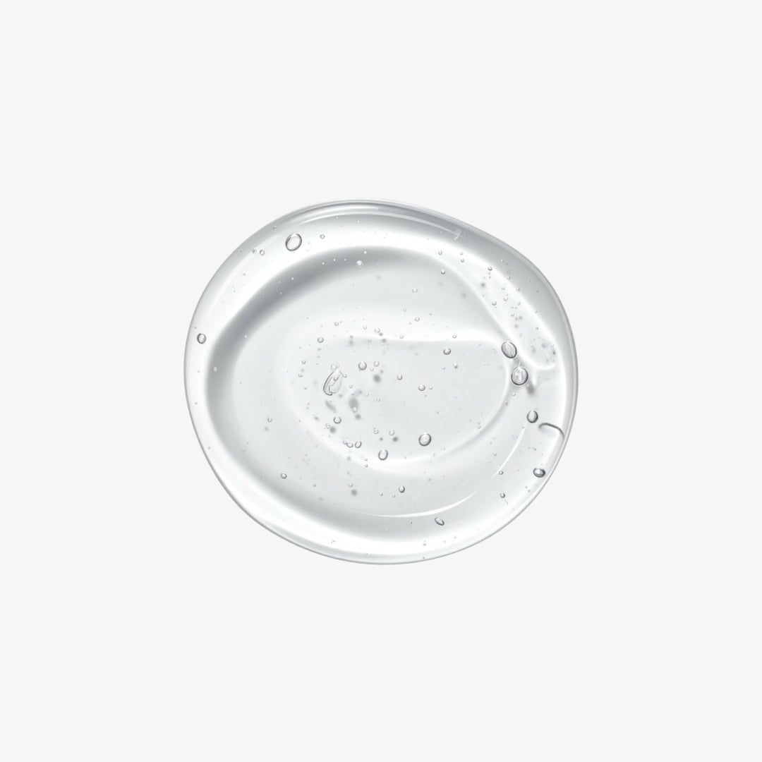 Clear gel texture of freezeframe BOOST SERUM