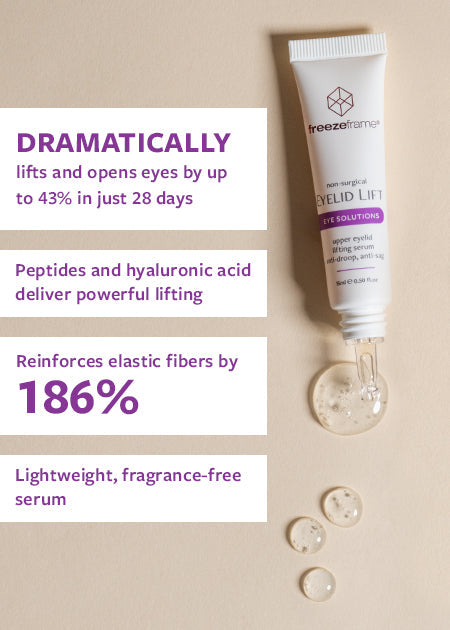 non-surgical EYELID LIFT freezeframeau