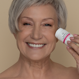 freezeframe WRINKLE BLOCK applied to cheek by woman showing stick format
