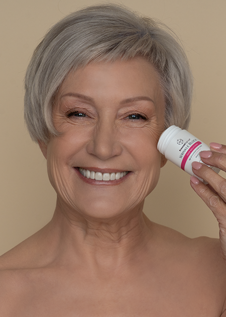 freezeframe WRINKLE BLOCK applied to cheek by woman showing stick format