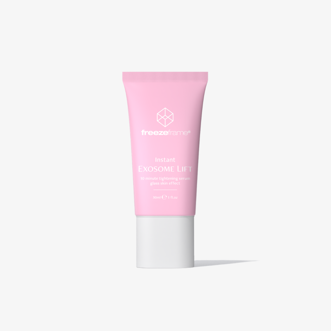 freezeframe Instant EXOSOME LIFT 10 minute tightening serum for glass skin effect