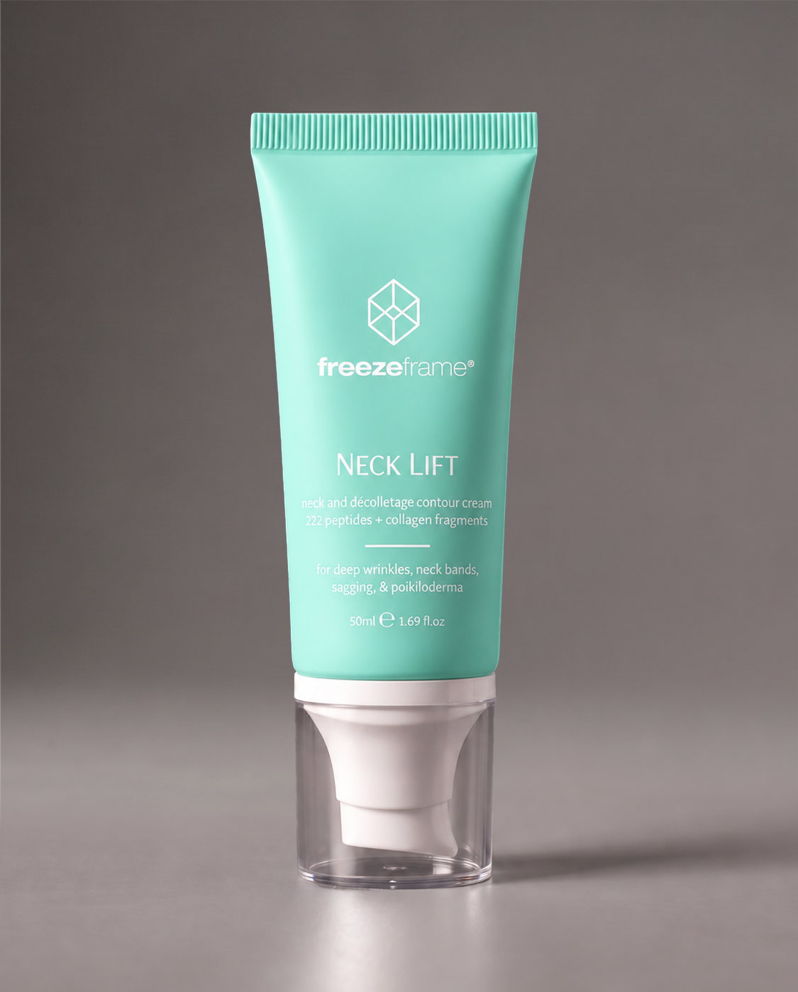 freezeframe NECK LIFT neck and décolletage contour cream 222 peptides + collagen fragments 50ml