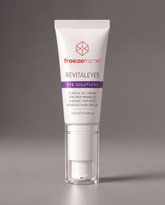 freezeframe REVITALEYES clinical gel cream for deep wrinkles, chronic puffiness & serious dark circles 15ml